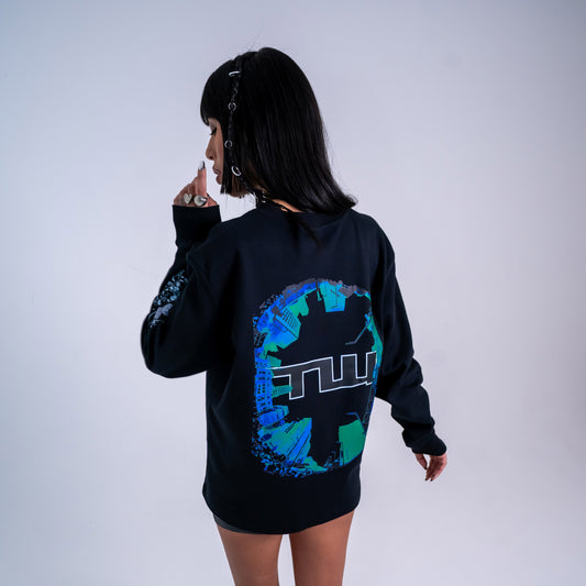 MANGA LONGA ARTÍSTICA PRETA