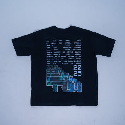 CAMISETA LINE UP PRETA